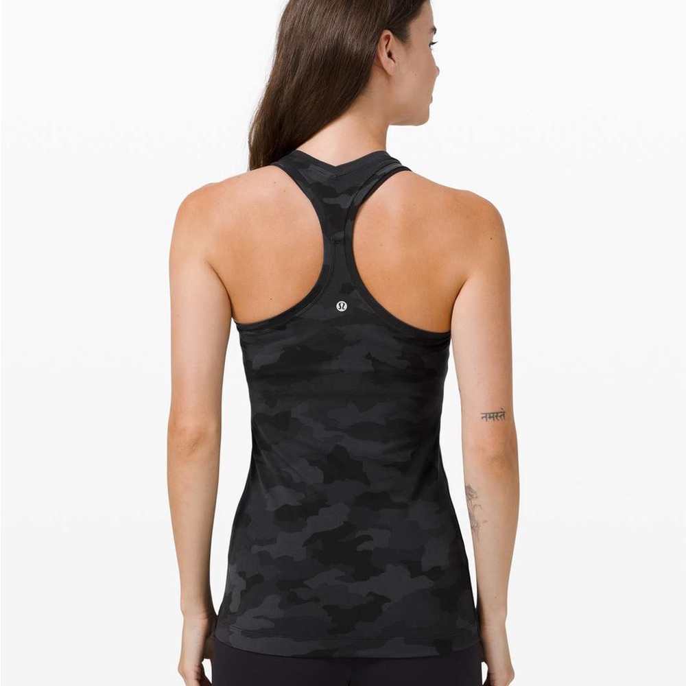 Lululemon Black Camo Racerback Tank